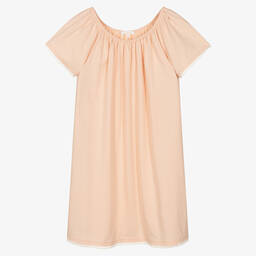Chloé-Teen Girls Pink Cotton Nightdress | Childrensalon Outlet