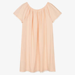 Chloé-Teen Girls Pink Cotton Nightdress | Childrensalon Outlet