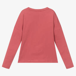 Chloé-Розовый хлопковый топ для девочек-подростков | Childrensalon Outlet