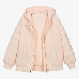 Chloé-Teen Girls Pink Embroidered Jacket | Childrensalon Outlet