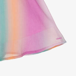 Chloé-Teen Girls Pink Ombré Cotton Maxi Dress | Childrensalon Outlet