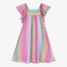 Chloé-Teen Girls Pink Ombré Cotton Maxi Dress | Childrensalon Outlet