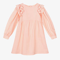Chloé-Teen Girls Pink Ruffle Dress | Childrensalon Outlet