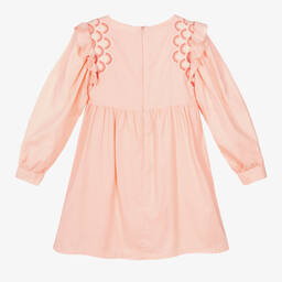 Chloé-Teen Girls Pink Ruffle Dress | Childrensalon Outlet