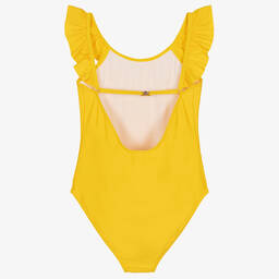 Chloé-Желтый купальник с рюшами | Childrensalon Outlet