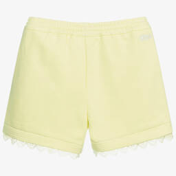 Chloé-Желтые шорты для подростков | Childrensalon Outlet
