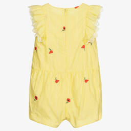 Chloé-بلايسوت أطفال بناتي قطن لون أصفر | Childrensalon Outlet