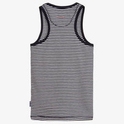  كلايسنز-توب فيست قطن لون كحلي و ابيض للأولاد | Childrensalon Outlet