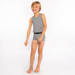  كلايسنز-توب فيست قطن لون رمادي للأولاد | Childrensalon Outlet