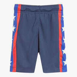 Converse-Boys Blue Logo Shorts | Childrensalon Outlet
