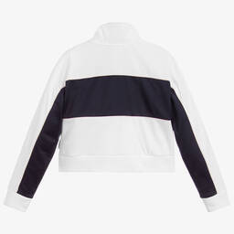 Converse-Girls White Logo Zip-Up Jacket | Childrensalon Outlet