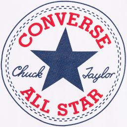 Converse - White Cotton T-Shirt with All Star Logo | Childrensalon Outlet