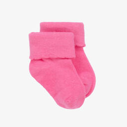 كونتري كيدز-Baby Girls Pink Cotton Ankle Socks | Childrensalon Outlet