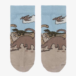 كونتري كيدز-Boys Cotton Dinosaur Socks | Childrensalon Outlet