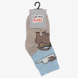 كونتري كيدز-Boys Cotton Dinosaur Socks | Childrensalon Outlet
