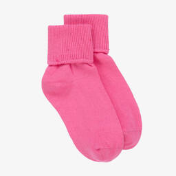 كونتري كيدز-Girls Pink Cotton Ankle Socks | Childrensalon Outlet