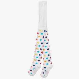 Country Kids-Girls White Cotton Tights | Childrensalon Outlet