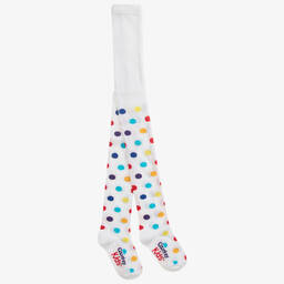 Country Kids-Girls White Cotton Tights | Childrensalon Outlet