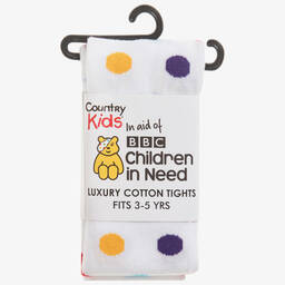Country Kids-Girls White Cotton Tights | Childrensalon Outlet