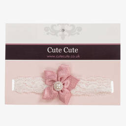 Cute Cute-Dusky Pink Flower Headband | Childrensalon Outlet