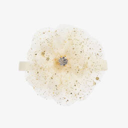 Cute Cute-Кремовый браслет из атласа и тюля | Childrensalon Outlet