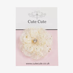 Cute Cute-Кремовый браслет из атласа и тюля | Childrensalon Outlet