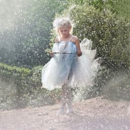 Dainty Dizzy-Голубое платье-пачка из тюля | Childrensalon Outlet