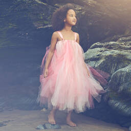Dainty Dizzy-Pink Tulle Tutu Dress | Childrensalon Outlet