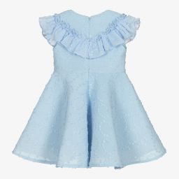 ديفيد تشارلز-فستان نيوبرين لون أزرق باهت | Childrensalon Outlet