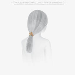 David Charles-Girls Beige Blossom Hair Tie | Childrensalon Outlet