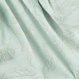 David Charles-Girls Emerald Shimmer Bow Dress | Childrensalon Outlet