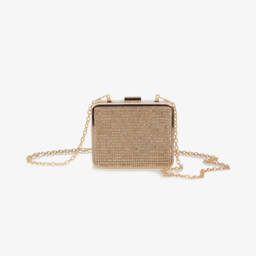David Charles-Girls Glittering Gold Handbag Delight | Childrensalon Outlet