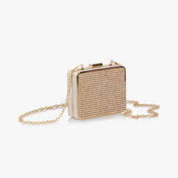 David Charles-Girls Glittering Gold Handbag Delight | Childrensalon Outlet