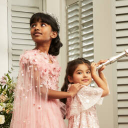 David Charles-Girls Gold Charm Butterfly Bracelet | Childrensalon Outlet