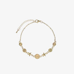 David Charles-Золотистый браслет с кристаллами и звездами | Childrensalon Outlet