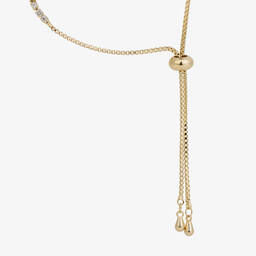 ديفيد تشارلز-أسوارة مزينة بديامنتي لون ذهبي للبنات | Childrensalon Outlet