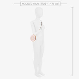 David Charles-Розовая круглая сумочка-клатч (12см) | Childrensalon Outlet