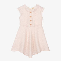 David Charles-فستان تويد لون زهري | Childrensalon Outlet