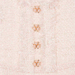 David Charles-فستان تويد لون زهري | Childrensalon Outlet