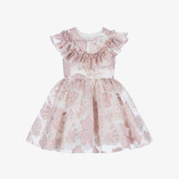 David Charles-فستان أورجانزا مشرق للبنات | Childrensalon Outlet