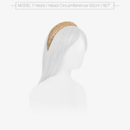 David Charles-Сияющий ободок с бисером и пайетками для девочек | Childrensalon Outlet