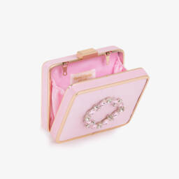 David Charles-Girls Satin Pink Glamour Bag | Childrensalon Outlet