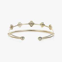 David Charles-Girls Shimmering Clover Charm Bracelet | Childrensalon Outlet