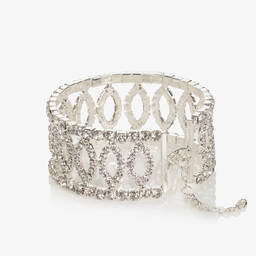 David Charles-Серебристый браслет с кристаллами | Childrensalon Outlet