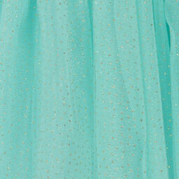 David Charles-Girls Turquoise Blue Bow Back Dress | Childrensalon Outlet