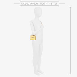 David Charles-Girls Yellow Crystal Bow Bag (12cm) | Childrensalon Outlet