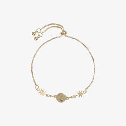 David Charles-Золотистый браслет со стразами | Childrensalon Outlet