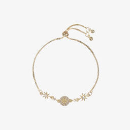 David Charles-Золотистый браслет со стразами | Childrensalon Outlet