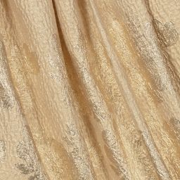 David Charles-Золотистое платье из парчи с цветами | Childrensalon Outlet