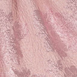 David Charles-Розовое платье из парчи с цветами | Childrensalon Outlet